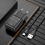 Wall charger “C96A” EU set with cable