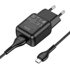 Wall charger “C96A” EU set with cable