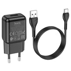 Wall charger “C96A” EU set with cable