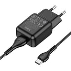 Wall charger “C96A” EU set with cable