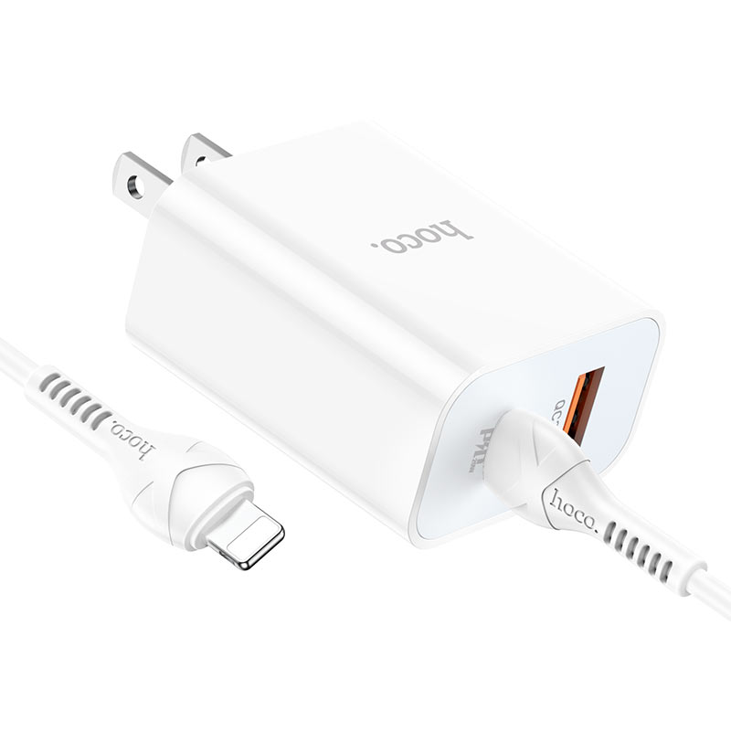 Wall charger “C97” PD20W+QC3.0 US set with cable