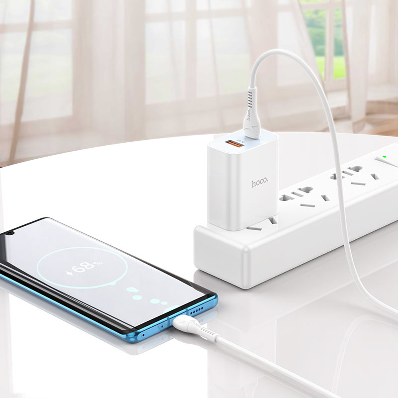 Wall charger “C97” PD20W+QC3.0 US set with cable