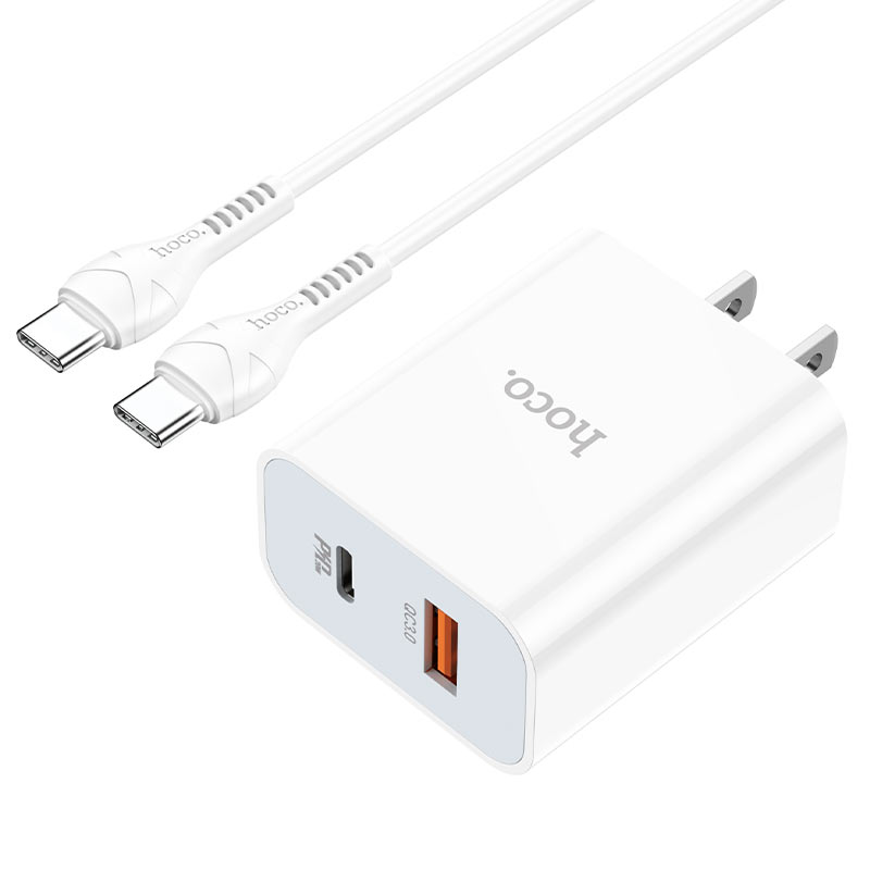 Wall charger “C97” PD20W+QC3.0 US set with cable