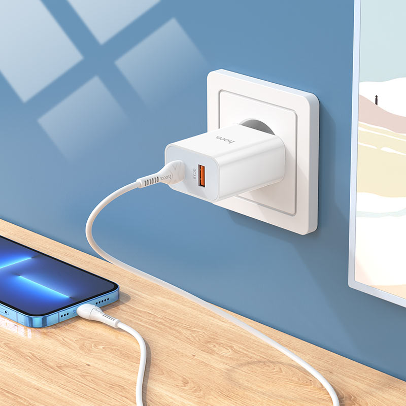Wall charger “C97A” PD20W+QC3.0 EU set with cable