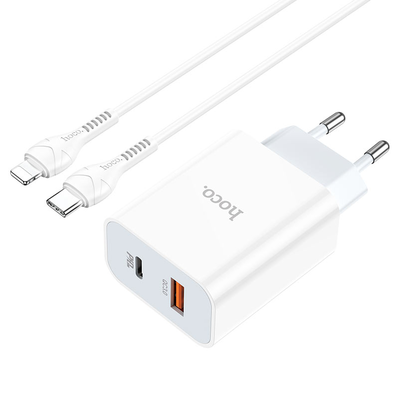 Wall charger “C97A” PD20W+QC3.0 EU set with cable