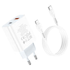 Wall charger “C97A” PD20W+QC3.0 EU set with cable