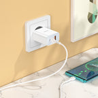 Wall charger “C97A” PD20W+QC3.0 EU set with cable