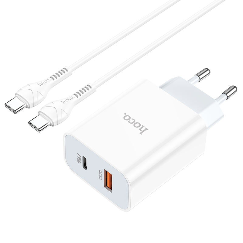 Wall charger “C97A” PD20W+QC3.0 EU set with cable