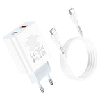 Wall charger “C97A” PD20W+QC3.0 EU set with cable