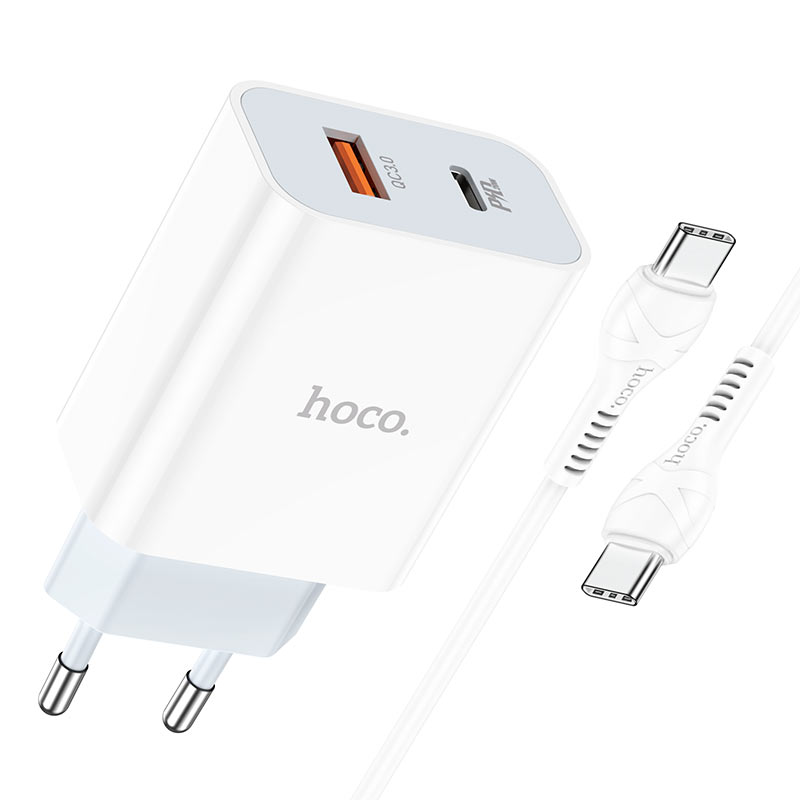 Wall charger “C97A” PD20W+QC3.0 EU set with cable