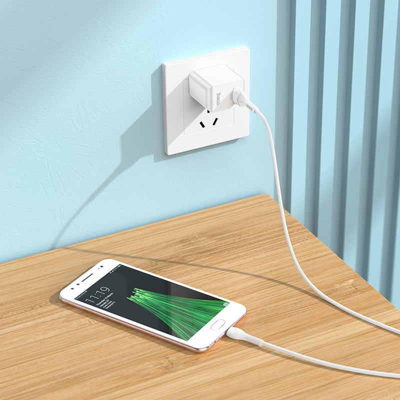 Wall charger “C98 Proton” QC3.0 US set with cable