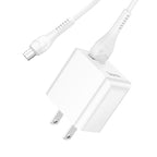 Wall charger “C98 Proton” QC3.0 US set with cable