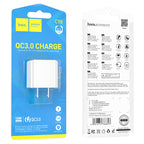 Wall charger “C98 Proton” QC3.0 US set with cable