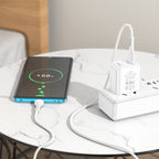 Wall charger “C98 Proton” QC3.0 US set with cable