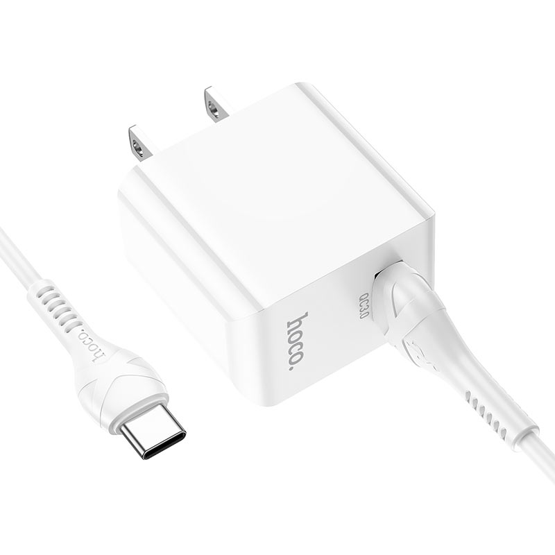 Wall charger “C98 Proton” QC3.0 US set with cable