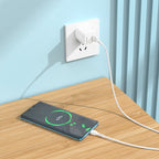 Wall charger “C98 Proton” QC3.0 US set with cable