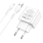 Wall charger “C98A Proton” QC3.0 EU set with cable