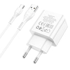 Wall charger “C98A Proton” QC3.0 EU set with cable