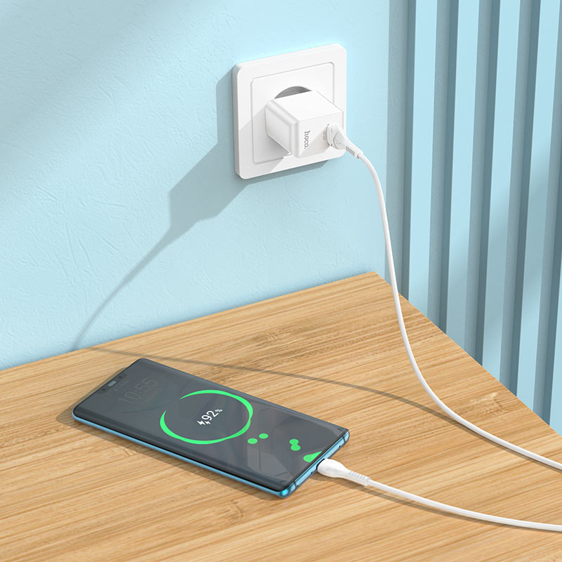 Wall charger “C98A Proton” QC3.0 EU set with cable