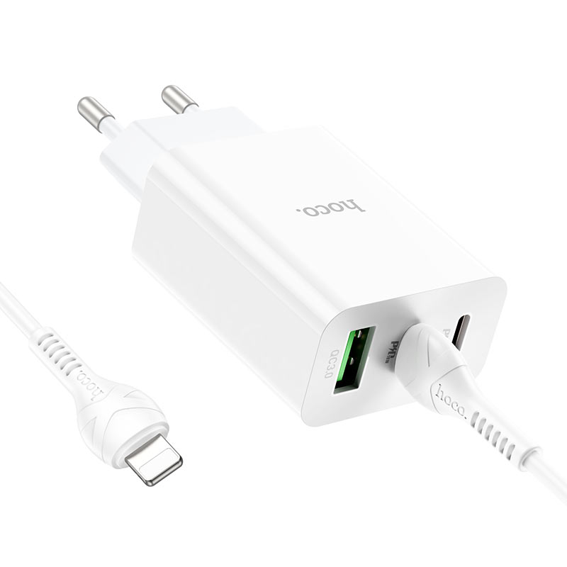 Wall charger “C99A” PD20W + QC3.0 EU set with cable