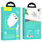 Wall charger “C99A” PD20W + QC3.0 EU set with cable