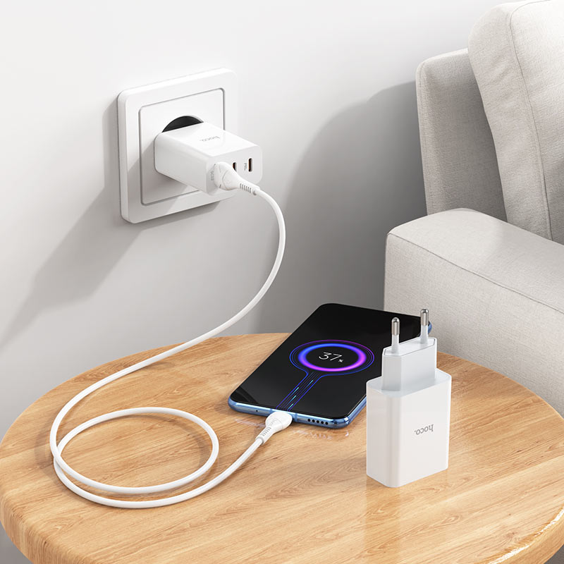 Wall charger “C99A” PD20W + QC3.0 EU set with cable