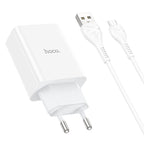 Wall charger “C99A” PD20W + QC3.0 EU set with cable