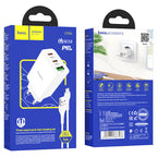 Wall charger “C99A” PD20W + QC3.0 EU set with cable