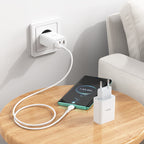Wall charger “C99A” PD20W + QC3.0 EU set with cable