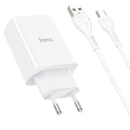 Wall charger “C99A” PD20W + QC3.0 EU set with cable