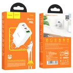 Wall charger “C99A” PD20W + QC3.0 EU set with cable