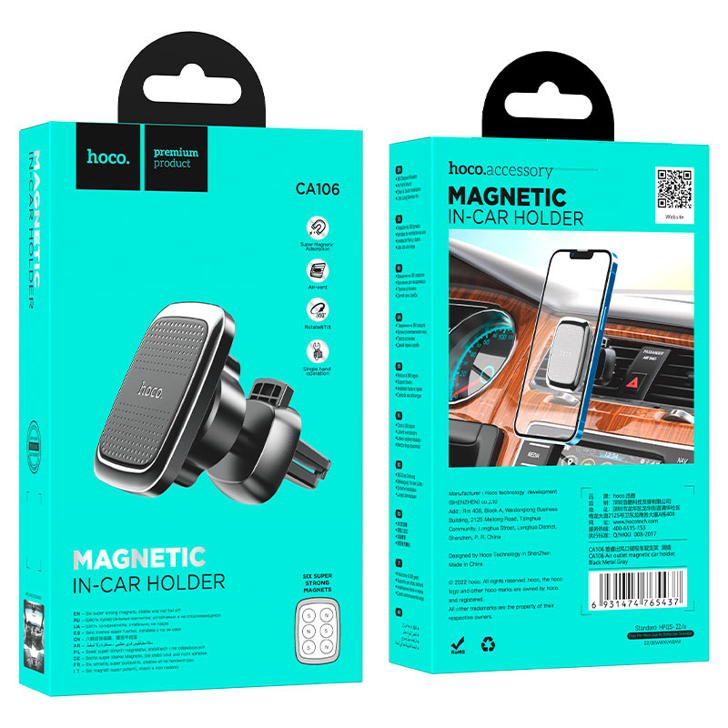 Car holder “CA106” magnetic for air outlet