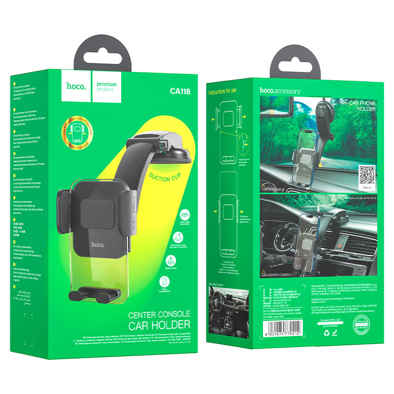 Car holder “CA118 Delicate” for dashboard