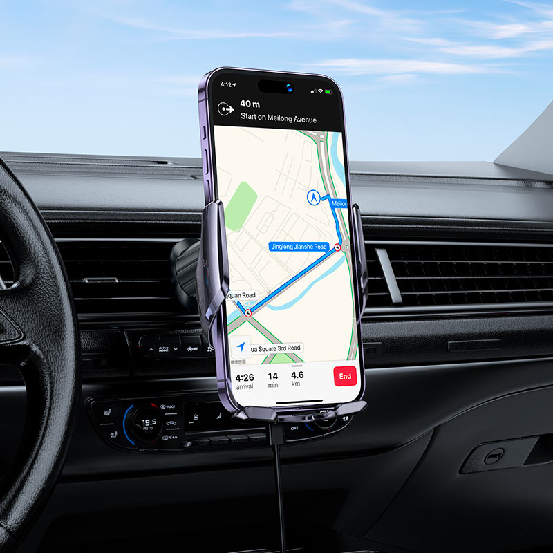 Car wireless charger “CA202 Plus Enlightener” for air outlet