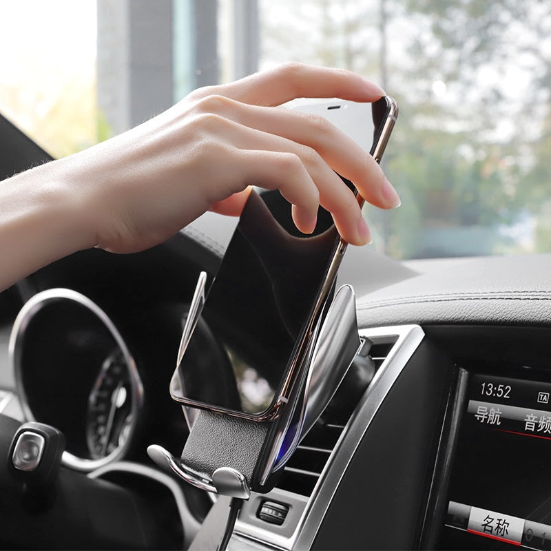 Car wireless charger «CA34 Elegant» air outlet and dashboard mount