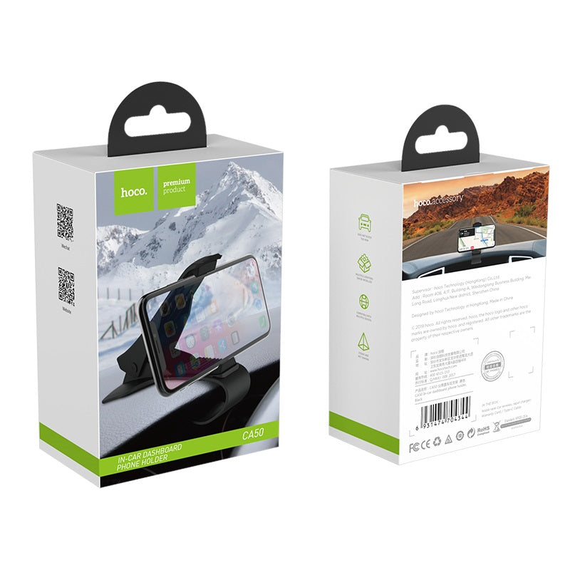 Car holder “CA50” in-car dashboard clip mount