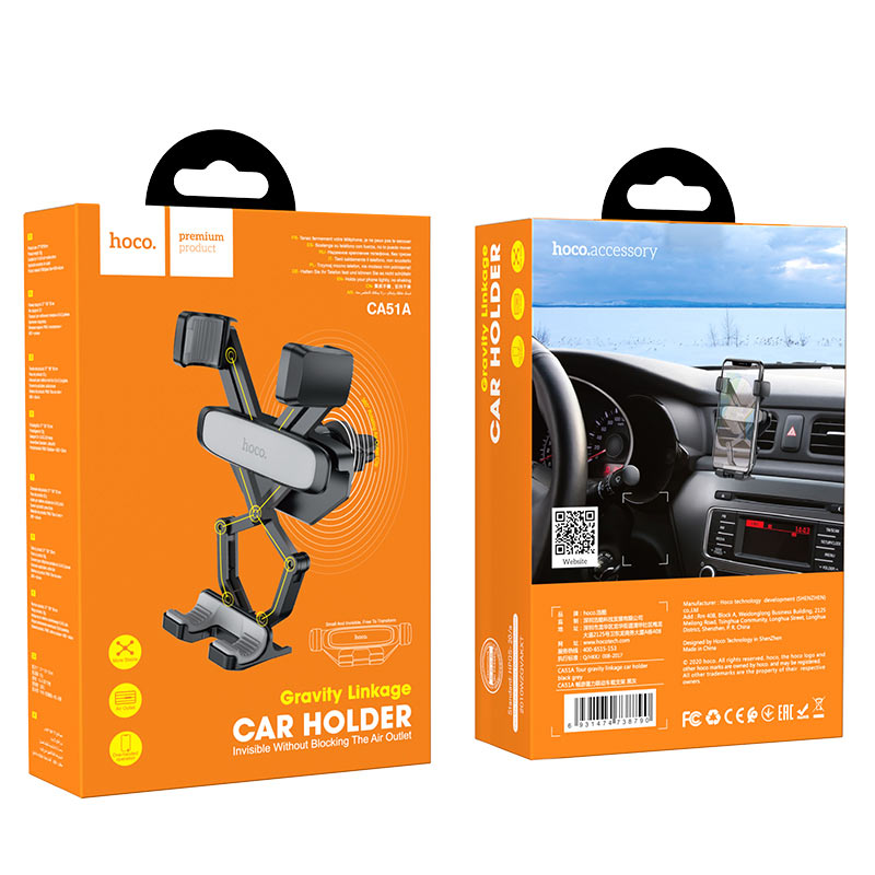 Car holder “CA51A Tour” gravity for air outlet
