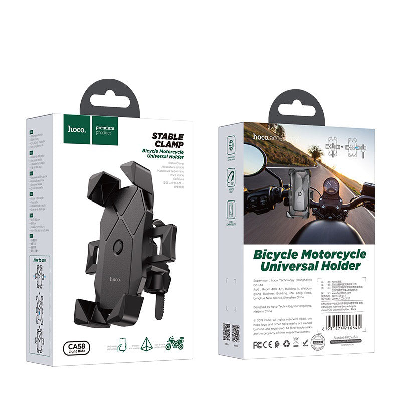 Bicycle motorcycle holder “CA58 Light ride”