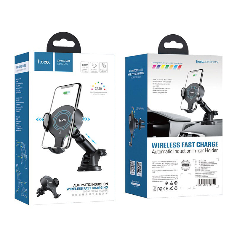 Car wireless charger “CA60 Aspiring” dashboard and air outlet