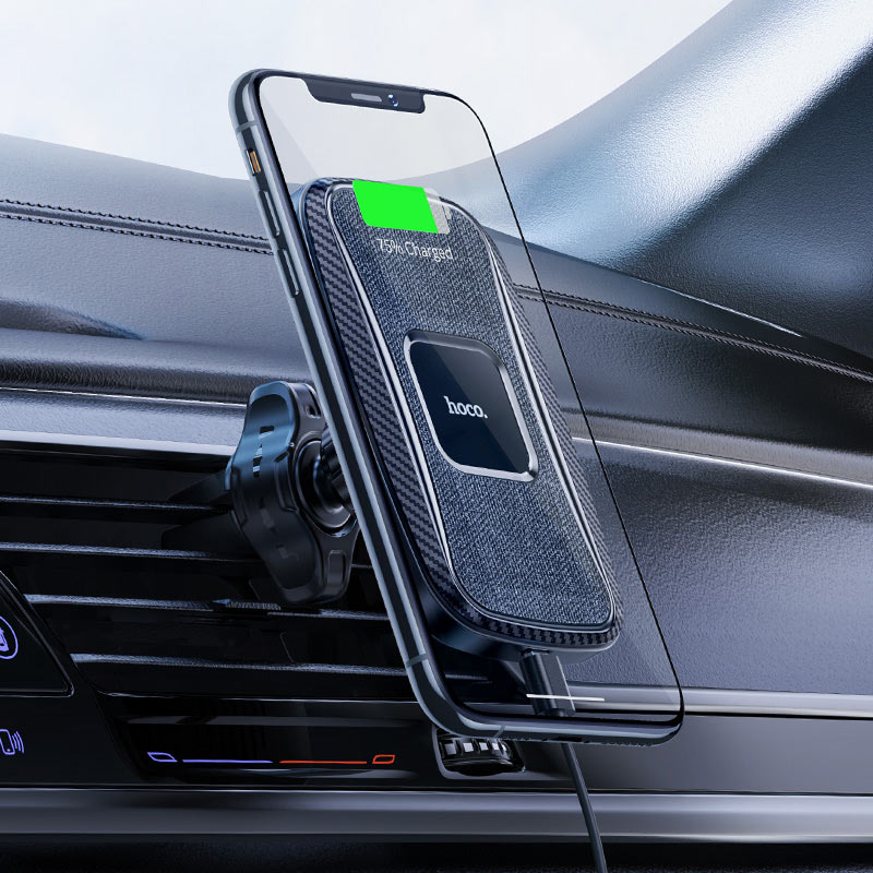 Car wireless charger “CA75 Magnetic” dashboard and air outlet