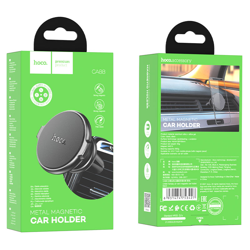 Car holder “CA88 Fantasy” magnetic for air vent