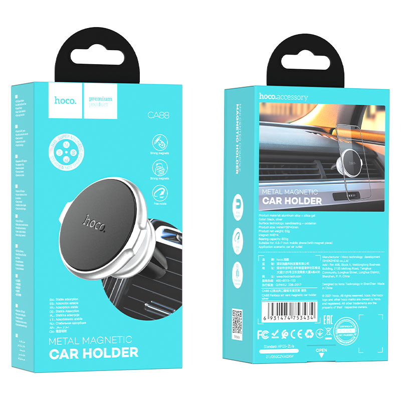 Car holder “CA88 Fantasy” magnetic for air vent