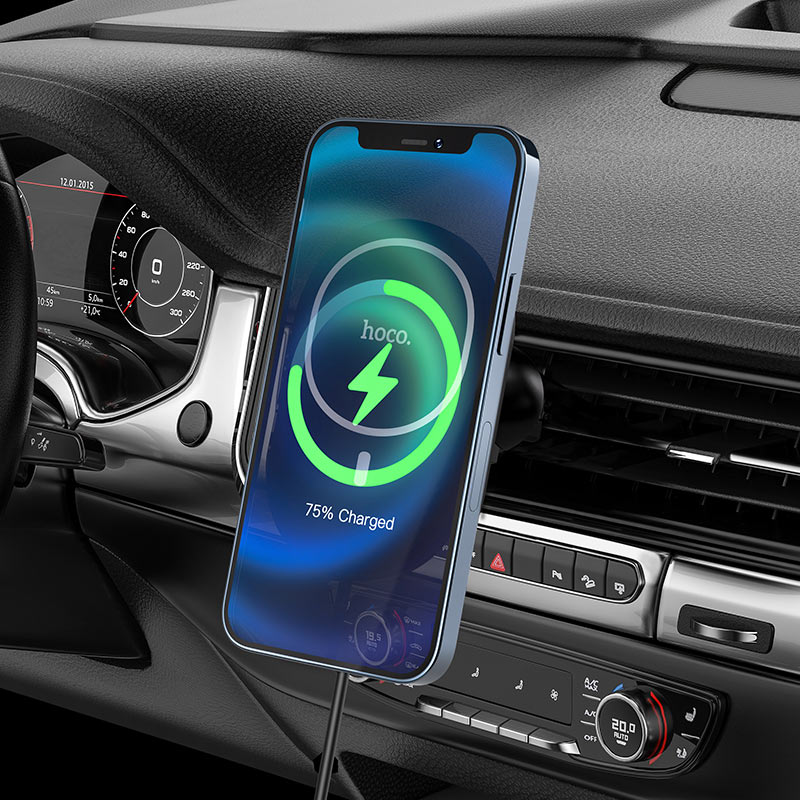 Car wireless charger “CA90 Powerful” magnetic for air outlet