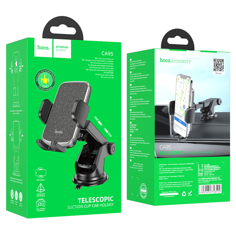 Car holder “CA95 Polaris” for dashboard