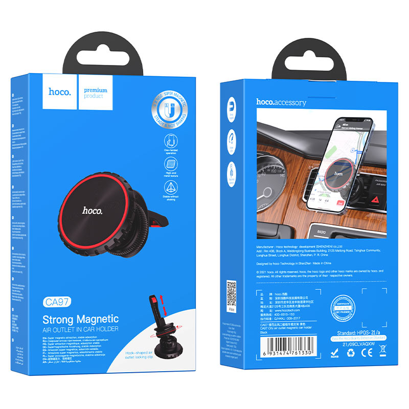 Car holder “CA97 City” magnetic for air outlet