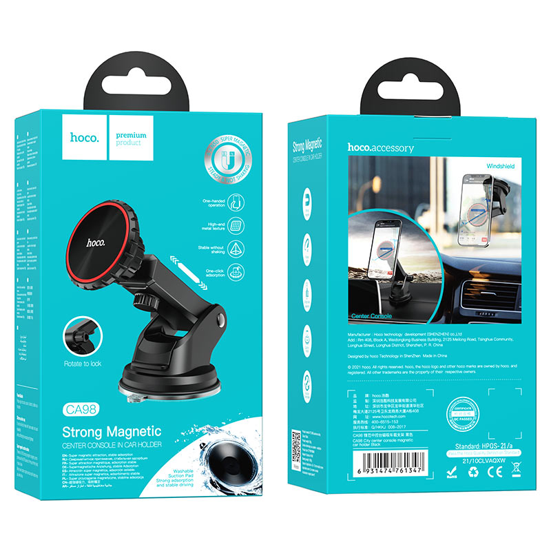 Car holder “CA98 City” magnetic for dashboard