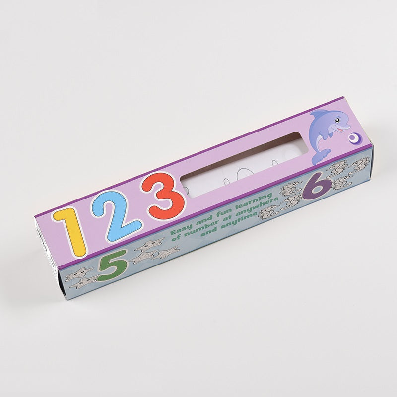 Children painting paper roll