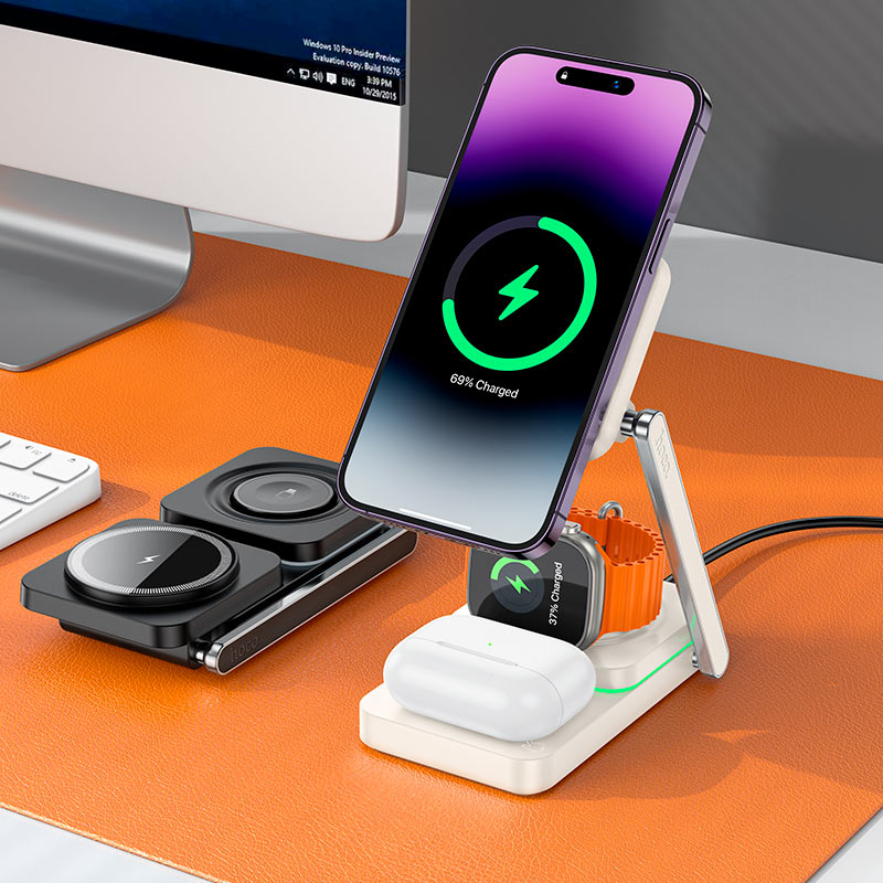 Wireless charger “CQ10 Consuelo” folding 3-in-1