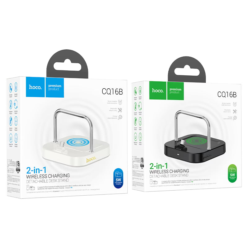 Wireless charger “CQ16B Astute” 2-in-1