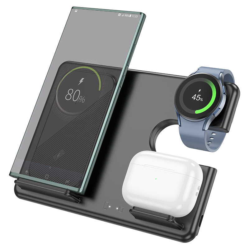 Wireless charger “CQ2 Flash” folding 3-in-1